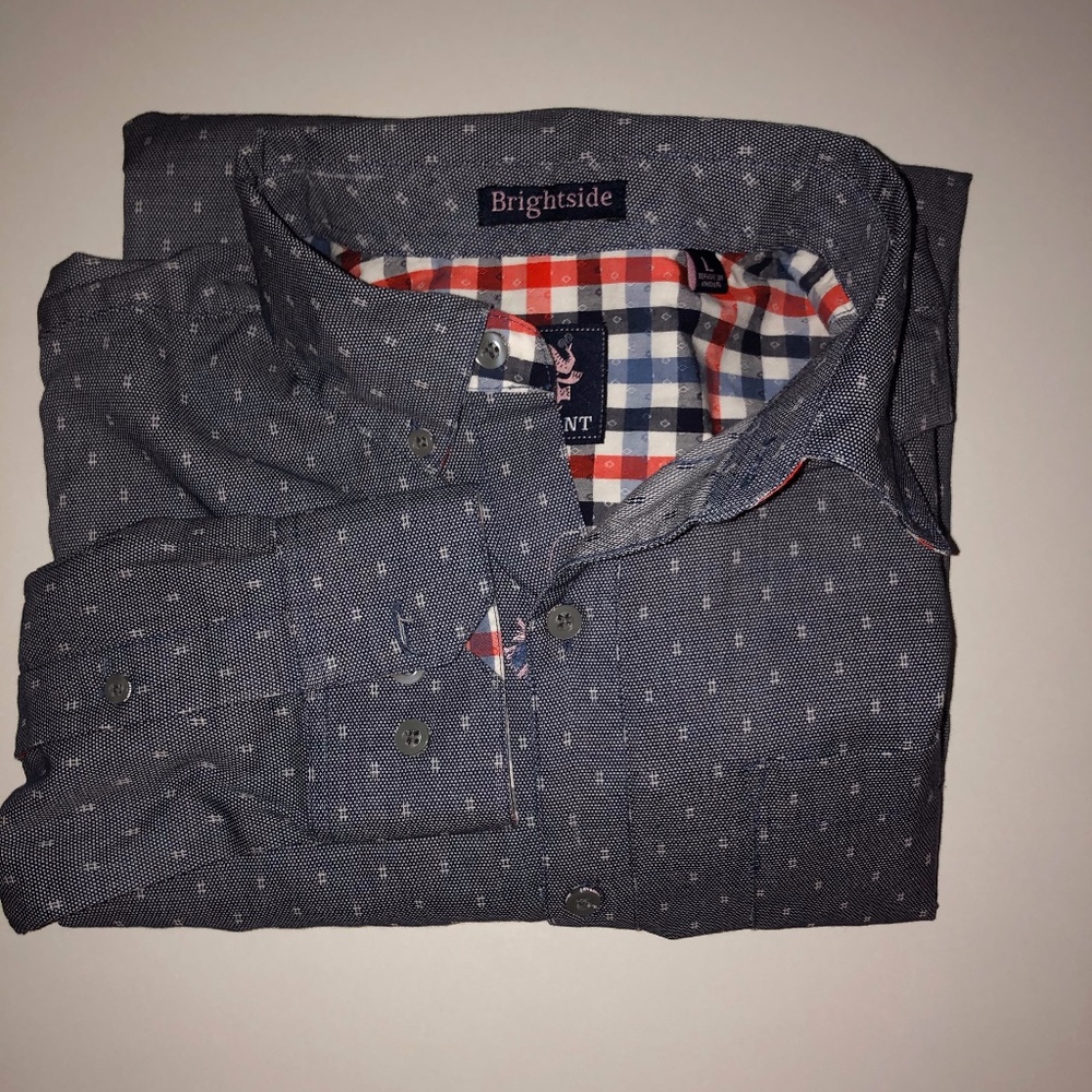 New! button down long sleeve shirt